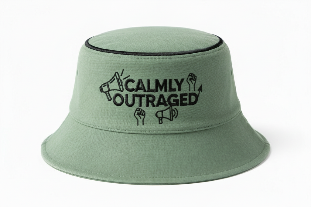 Calmly Outraged Hat - Correct Crown Seam Halo