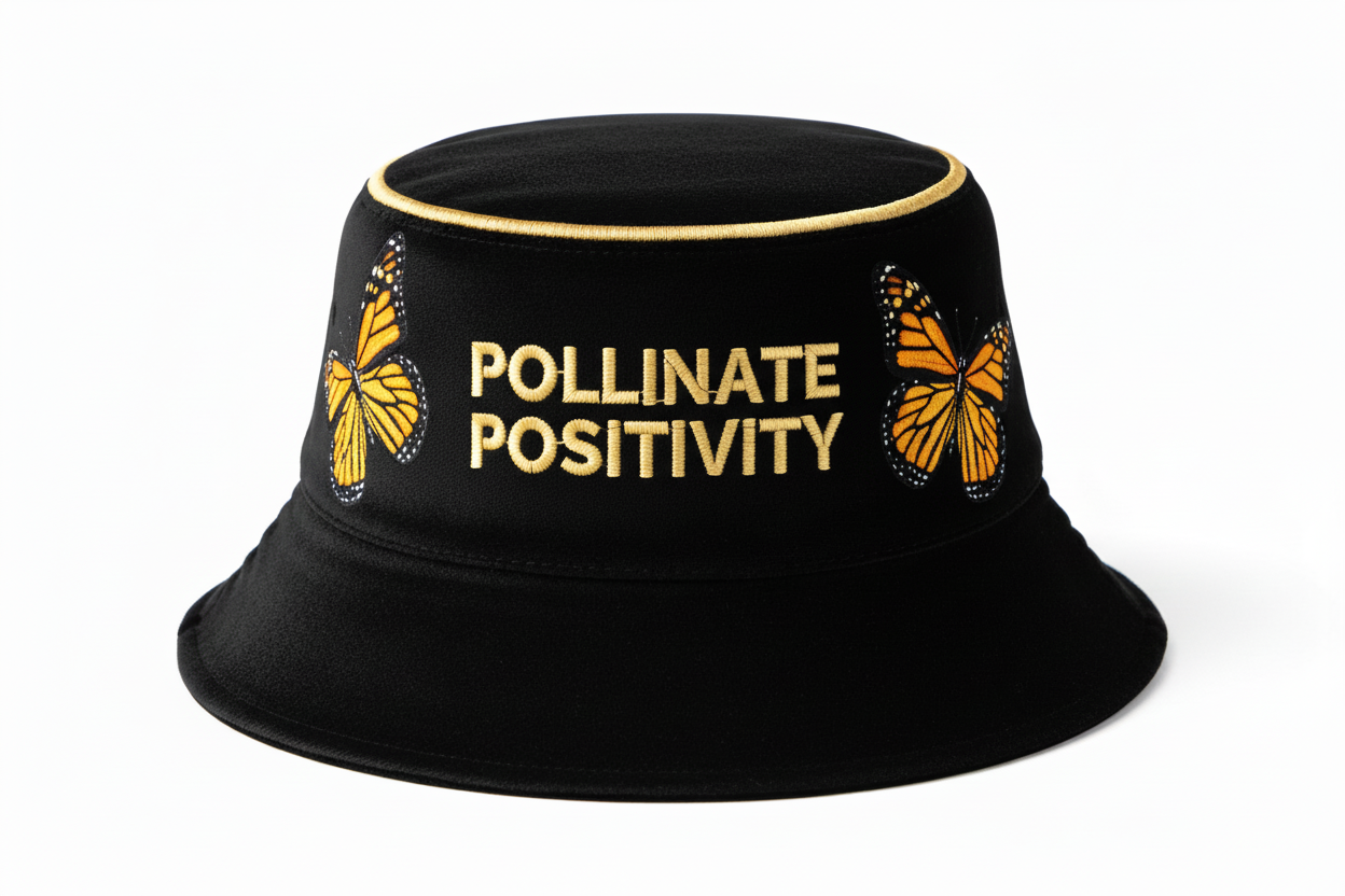 Black Pollinate Positivity - Monarch Butterflies
