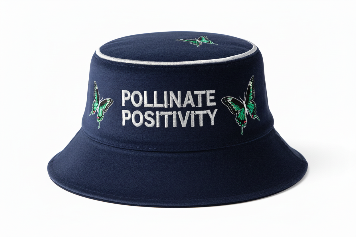 Navy Pollinate Positivity - Birdwing Butterflies