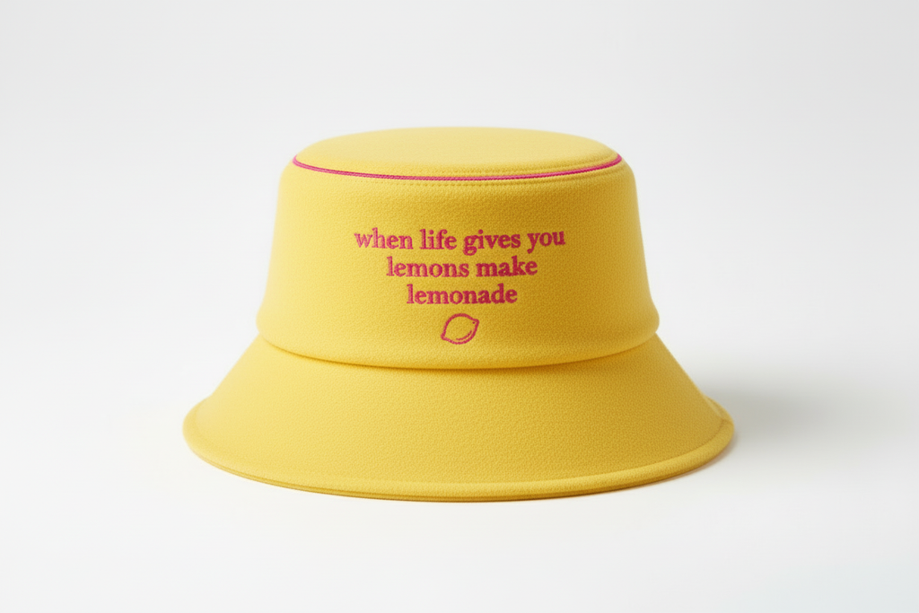 Lemonade yellow hot pink sophisticated