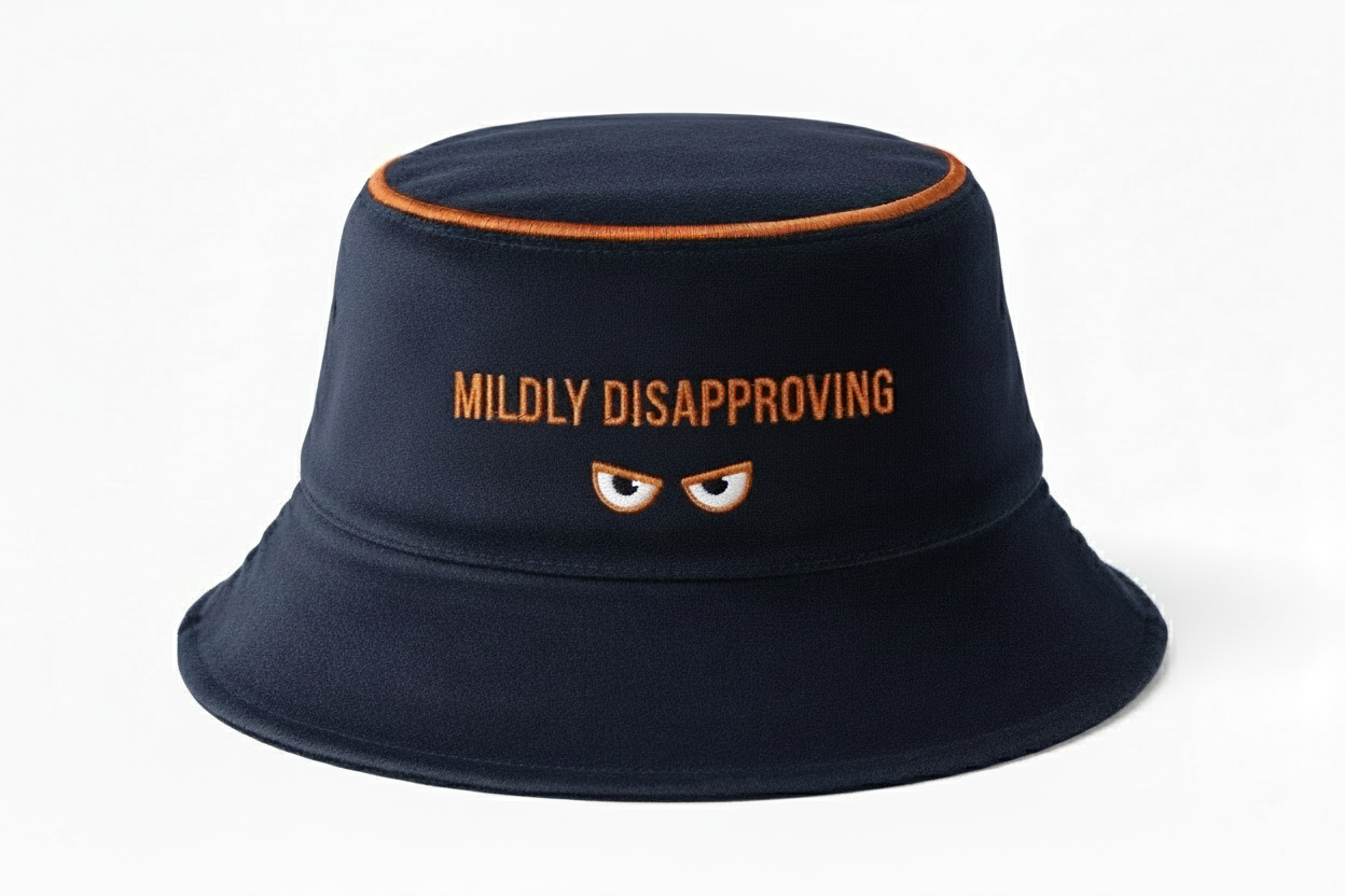 Mildly Disapproving Hat - 45 Degree Shift