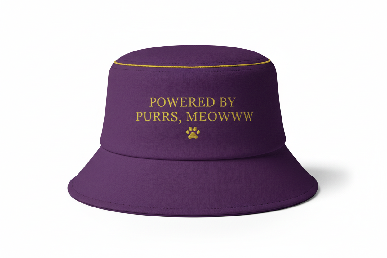 Powered By Purrs Hat